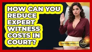 How Can You Reduce Expert Witness Costs In Court? - Courtroom Chronicles