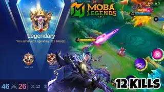 Moba legends 5v5 - Lesley 12 Kills Gameplay 