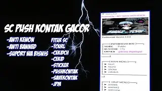 SC PUSH KONTAK ANTI KENON NO ENC⚡🔥