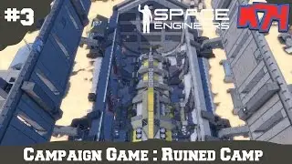 Space Engineers Campaign Game: Mission 3 Ruined Camp.