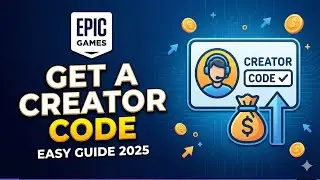 How To  Get a Creator Code in Epic Games (Support-A-Creator Guide)
