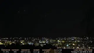 Timelapse Cam 2 - Natt til 17. mai 2018