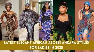 2025 LATEST ELEGANT ASOEBI ANKARA GOWN STYLES FOR LADIES #fashion #lifestyle #owambe #wedding 