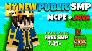New Public Smp Join | Crafting and building smp 24/7 online