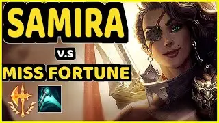 YUUKI60 (SAMIRA) vs MISS FORTUNE - BOTTOM ADC GAMEPLAY - EUW Ranked DIAMOND