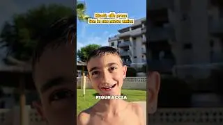 Nicolò fa una bella figuraccia con la sua nuova amica spagnola