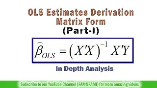 Vectors and Matrices Differentiation: Mastering Calculus for Multivariable Functions (Part 1/6)
