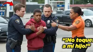 &ldquo;Polic&iacute;a Racista Acosa a Joven Negro &mdash; Se Queda Helado Cuando Su Madre Muestra la Placa del FBI&rdquo;