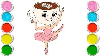 Ballerina Cappuccina Drawing, Painting & Coloring For Kids and Toddlers_ Child Art