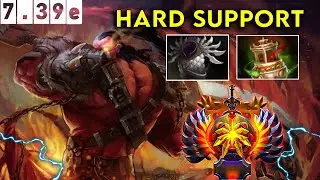 Axe Immortal Hard Support Insane support - Dota 2 Patch 7.39e Pro Pub Gameplay