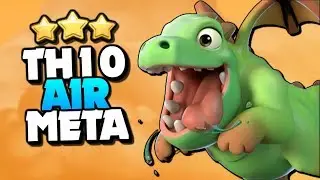 NEW TH10 Air Meta = Baby Dragons with LavaLoon and DragBat | Clash of Clans TH10 Attack Strategy!