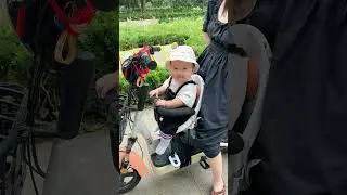 Safe and Comfortable Baby Electric Bike Safety Seat for Everyday Rides#safetyfirst #babysafety