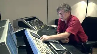In studio with 