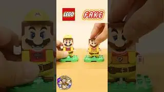 Lego builder Mario & Fake builder Mario #supermario #mario #lego
