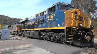 B&O Heritage Unit Transports Pullman Car into Cumberland, MD