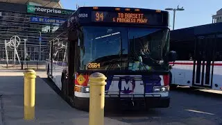 Ride On MetroBus 2014 Gillig Low Floor 40' 6824 On Rt 94 Page to Progress Pkwy/Dorsett Rd 