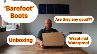 MERRELL WRAPT, barefoot hiking boots. Unboxing and first walk review. 