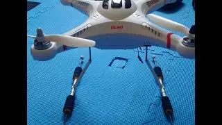 maidenflight Cheerson CX20 retractable landing gear- Cheerson CX20 Jungfernflug Deutsch