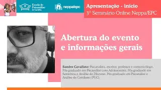 3&ordm; Semin&aacute;rio Neppa/EPC - 00: Apresenta&ccedil;&atilde;o