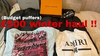 $500 WINTER DHGATE HAUL (LV, CANDA GOOSE, BURBERRY,HELLSTAR AND MORE)