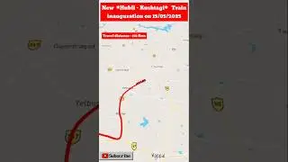 New Hubli to kushtagi train 🚆 via Gadag Kuknur yelburga #train #karnataka