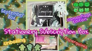 Unboxing Stationery Subscription Box | Paperquirks September Box | #unboxing #paperquirks