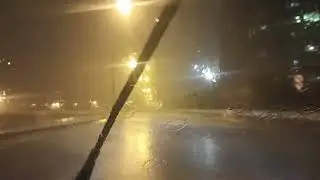 Wildness of Kristin storm in Lisbon 🌪️🌨️⛈️ 🥶