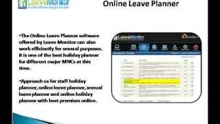 Leave Tracking System,  Vacation Tracking Software, Staff Holiday Tracker