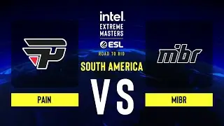 paiN vs. MIBR - Map 1 [Dust2] - IEM Road to Rio 2022 South America Open Qualifier 1