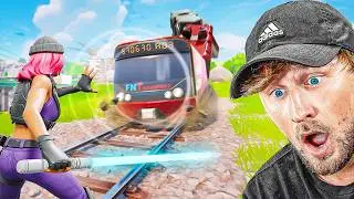Using Star Wars Items To Stop The Train!