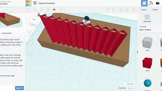 Tinkercad Video 1: Learning the Moves, Camera Controls, Create a hole