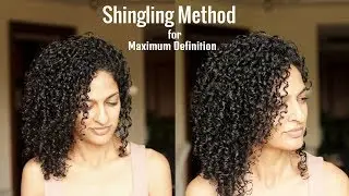 Shingling Method to Style Curly Hair