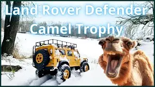 FMS FCX24M Land Rover Defender Camel Trophy - unboxing i test w warunkach dalekich od pierwowzoru!