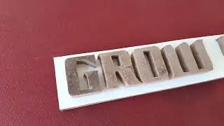 MDF Board letter cutting
