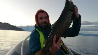 Gran Trucha Marr&oacute;n en el Lago General Carrera