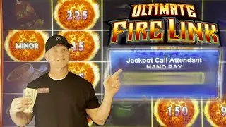 FIRE LINK Is The BEST SLOT MACHINE! High Limit BONUS After BONUS!