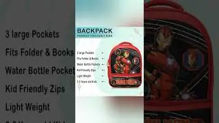 Iron Man Backpack 😍 ( Limited Edition) #amazon #shorts #ironman