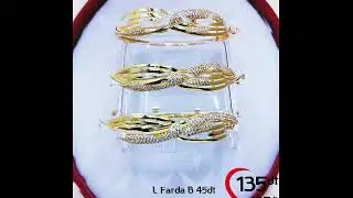 plaqu&eacute; or 18k 9