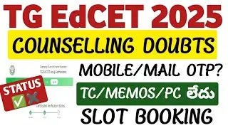 EdCET Counselling Doubts Explained@StudentUpdates247