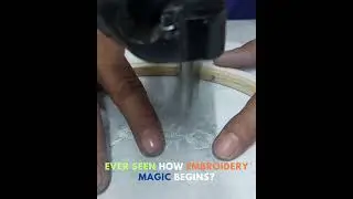 Embroidery Reveal: From Machine to Masterpiece #EmbroideryDesign #TextileArt #FashionDetail
