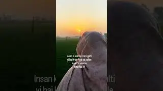 Insan ki sab se  bari galti yi hai k wo Rab se pehle Insan ki samne Rota hai  !!!