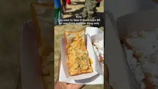Loretta&rsquo;s Beignets are sooo good! | New Orleans French Quarter Fest #nolaeats #beignets