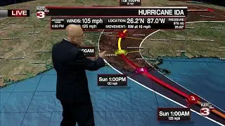 Hurricane Ida Update 4pm 8-28-21
