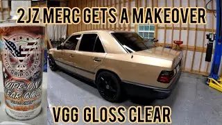 2JZ Swapped Mercedes gets Vice Grip Garage Wipe on Clear coat