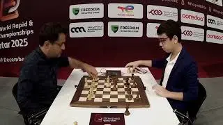 12-летний Фаустино Оро 🇦🇷 одержал победу над Левоном Ароняном 🇺🇸 на чемпионате мира по блицу ФИДЕ.
