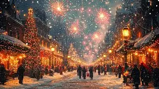 Cozy 1950's Coffee Shop at New Year's: Vintage Holiday Classics & Classic Vintage Songs ❄️