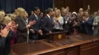 Georgia governor signs 'heartbeat' abortion ban