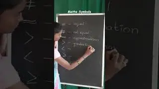 Maths Symbols  #shorts #mathematics #10thclassmathematics Basic Maths Symbols