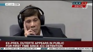 Ex-Pres. Duterte appears in public for first time since ICC detention | ANC