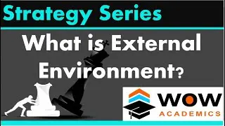 What is External Environment &ndash;  Strategic Management